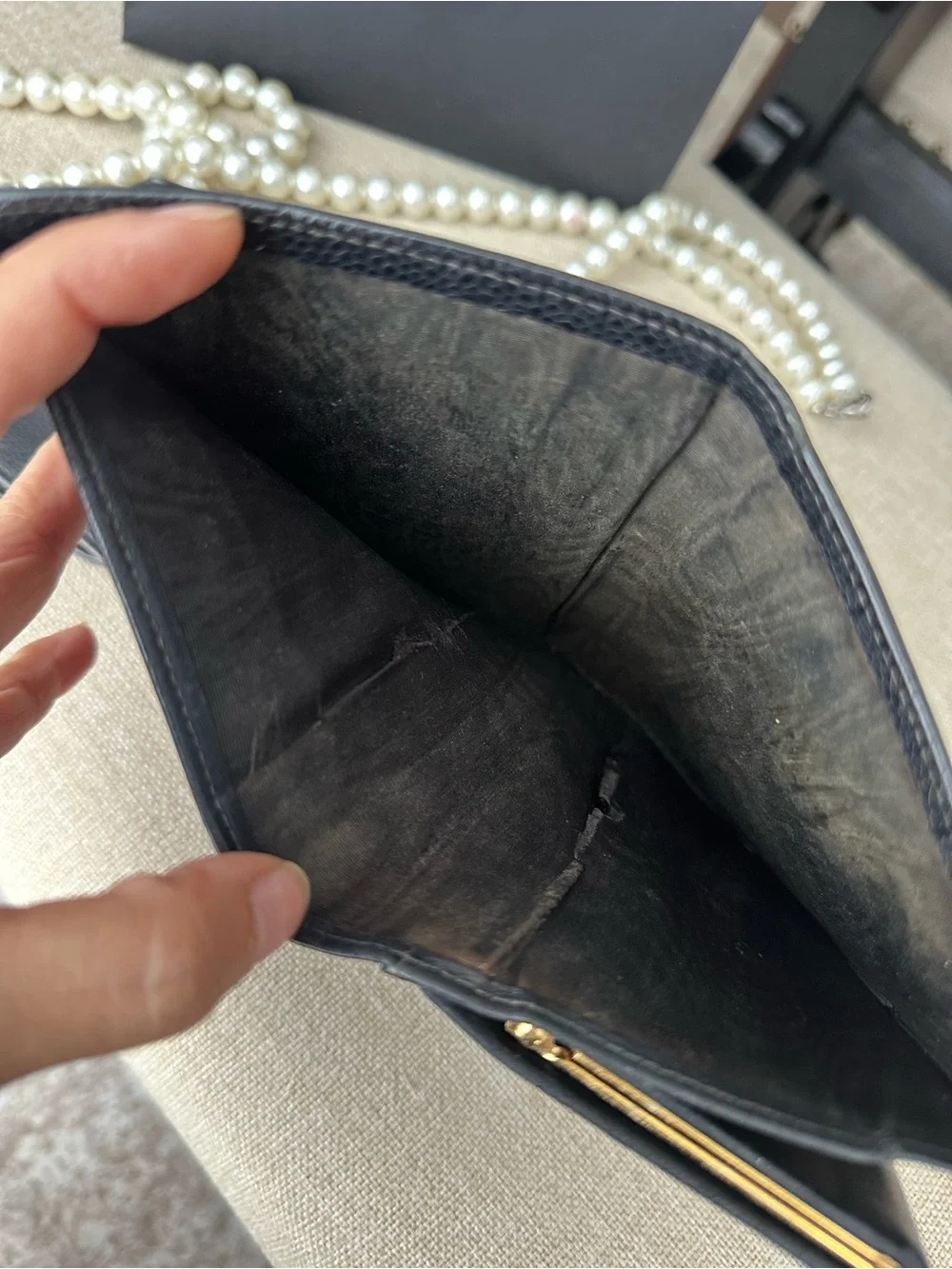 CHANEL authentic black